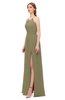 ColsBM Hadley Boa Bridesmaid Dresses A-line Zip up Halter Sexy Floor Length Sleeveless
