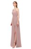 ColsBM Hadley Bridal Rose Bridesmaid Dresses A-line Zip up Halter Sexy Floor Length Sleeveless
