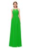 ColsBM Hadley Classic Green Bridesmaid Dresses A-line Zip up Halter Sexy Floor Length Sleeveless