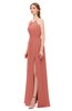ColsBM Hadley Crabapple Bridesmaid Dresses A-line Zip up Halter Sexy Floor Length Sleeveless