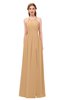 ColsBM Hadley Desert Mist Bridesmaid Dresses A-line Zip up Halter Sexy Floor Length Sleeveless