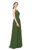 ColsBM Hadley Garden Green Bridesmaid Dresses A-line Zip up Halter Sexy Floor Length Sleeveless