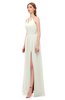 ColsBM Hadley Ivory Bridesmaid Dresses A-line Zip up Halter Sexy Floor Length Sleeveless