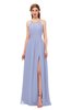 ColsBM Hadley Lavender Bridesmaid Dresses A-line Zip up Halter Sexy Floor Length Sleeveless