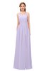 ColsBM Hadley Light Purple Bridesmaid Dresses A-line Zip up Halter Sexy Floor Length Sleeveless
