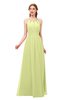 ColsBM Hadley Lime Green Bridesmaid Dresses A-line Zip up Halter Sexy Floor Length Sleeveless