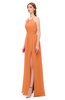 ColsBM Hadley Mango Bridesmaid Dresses A-line Zip up Halter Sexy Floor Length Sleeveless