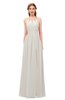 ColsBM Hadley Off White Bridesmaid Dresses A-line Zip up Halter Sexy Floor Length Sleeveless