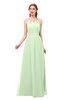 ColsBM Hadley Pale Green Bridesmaid Dresses A-line Zip up Halter Sexy Floor Length Sleeveless