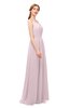 ColsBM Hadley Pale Lilac Bridesmaid Dresses A-line Zip up Halter Sexy Floor Length Sleeveless
