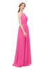 ColsBM Hadley Rose Pink Bridesmaid Dresses A-line Zip up Halter Sexy Floor Length Sleeveless
