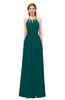 ColsBM Hadley Shaded Spruce Bridesmaid Dresses A-line Zip up Halter Sexy Floor Length Sleeveless