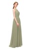 ColsBM Hadley Sponge Bridesmaid Dresses A-line Zip up Halter Sexy Floor Length Sleeveless
