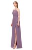 ColsBM Hadley Valerian Bridesmaid Dresses A-line Zip up Halter Sexy Floor Length Sleeveless