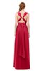 ColsBM Freya Lollipop Bridesmaid Dresses Floor Length V-neck A-line Sleeveless Sexy Zip up