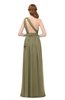 ColsBM Avery Boa Bridesmaid Dresses One Shoulder Ruching Glamorous Floor Length A-line Backless