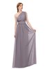 ColsBM Avery Cameo Bridesmaid Dresses One Shoulder Ruching Glamorous Floor Length A-line Backless