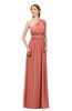 ColsBM Avery Crabapple Bridesmaid Dresses One Shoulder Ruching Glamorous Floor Length A-line Backless