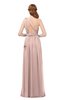 ColsBM Avery Dusty Rose Bridesmaid Dresses One Shoulder Ruching Glamorous Floor Length A-line Backless