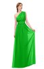 ColsBM Avery Jasmine Green Bridesmaid Dresses One Shoulder Ruching Glamorous Floor Length A-line Backless