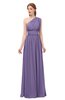 ColsBM Avery Lilac Bridesmaid Dresses One Shoulder Ruching Glamorous Floor Length A-line Backless