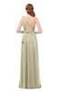 ColsBM Avery Putty Bridesmaid Dresses One Shoulder Ruching Glamorous Floor Length A-line Backless