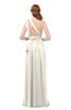 ColsBM Avery Whisper White Bridesmaid Dresses One Shoulder Ruching Glamorous Floor Length A-line Backless