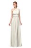 ColsBM Avery Whisper White Bridesmaid Dresses One Shoulder Ruching Glamorous Floor Length A-line Backless