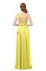 ColsBM Avery Yellow Iris Bridesmaid Dresses One Shoulder Ruching Glamorous Floor Length A-line Backless