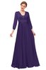 ColsBM Andie Acai Bridesmaid Dresses Ruching Modest Zipper Floor Length A-line V-neck