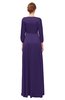 ColsBM Andie Acai Bridesmaid Dresses Ruching Modest Zipper Floor Length A-line V-neck