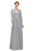 ColsBM Andie Ash Bridesmaid Dresses Ruching Modest Zipper Floor Length A-line V-neck