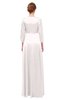 ColsBM Andie Crystal Pink Bridesmaid Dresses Ruching Modest Zipper Floor Length A-line V-neck