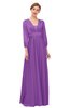 ColsBM Andie Dahlia Bridesmaid Dresses Ruching Modest Zipper Floor Length A-line V-neck