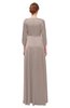 ColsBM Andie Etherea Bridesmaid Dresses Ruching Modest Zipper Floor Length A-line V-neck