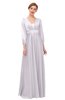 ColsBM Andie Orchid Tint Bridesmaid Dresses Ruching Modest Zipper Floor Length A-line V-neck
