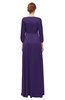 ColsBM Andie Parachute Purple Bridesmaid Dresses Ruching Modest Zipper Floor Length A-line V-neck