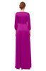 ColsBM Andie Sangria Bridesmaid Dresses Ruching Modest Zipper Floor Length A-line V-neck