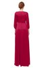 ColsBM Andie Ski Patrol Bridesmaid Dresses Ruching Modest Zipper Floor Length A-line V-neck