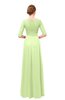 ColsBM Lola Butterfly Bridesmaid Dresses Zip up Boat A-line Half Length Sleeve Modest Lace