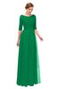 ColsBM Lola Jelly Bean Bridesmaid Dresses Zip up Boat A-line Half Length Sleeve Modest Lace