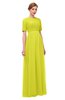 ColsBM Ansley Sulphur Spring Bridesmaid Dresses Modest Lace Jewel A-line Elbow Length Sleeve Zip up