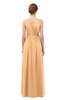 ColsBM Peyton Apricot Bridesmaid Dresses Pleated Halter Sleeveless Half Backless A-line Glamorous
