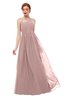 ColsBM Peyton Bridal Rose Bridesmaid Dresses Pleated Halter Sleeveless Half Backless A-line Glamorous