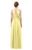 ColsBM Peyton Daffodil Bridesmaid Dresses Pleated Halter Sleeveless Half Backless A-line Glamorous