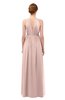ColsBM Peyton Dusty Rose Bridesmaid Dresses Pleated Halter Sleeveless Half Backless A-line Glamorous