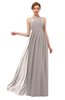 ColsBM Peyton Fawn Bridesmaid Dresses Pleated Halter Sleeveless Half Backless A-line Glamorous