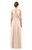 ColsBM Peyton Fresh Salmon Bridesmaid Dresses Pleated Halter Sleeveless Half Backless A-line Glamorous