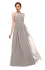 ColsBM Peyton Mushroom Bridesmaid Dresses Pleated Halter Sleeveless Half Backless A-line Glamorous