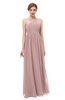 ColsBM Peyton Nectar Pink Bridesmaid Dresses Pleated Halter Sleeveless Half Backless A-line Glamorous
